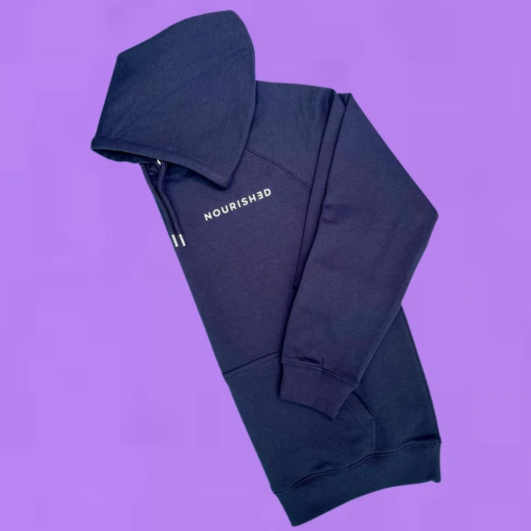 Nourished Navy Hoodie