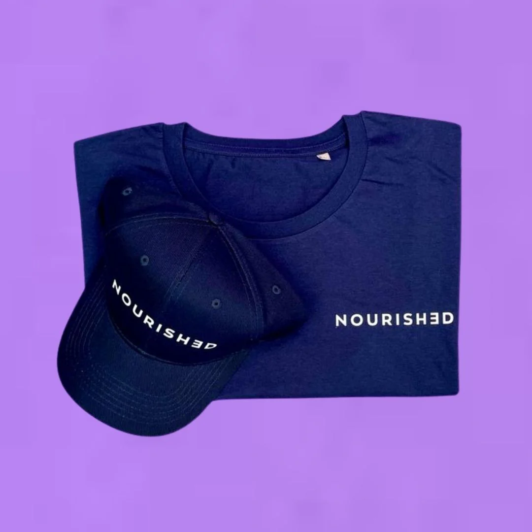 Nourished Navy T-Shirt - Image 5