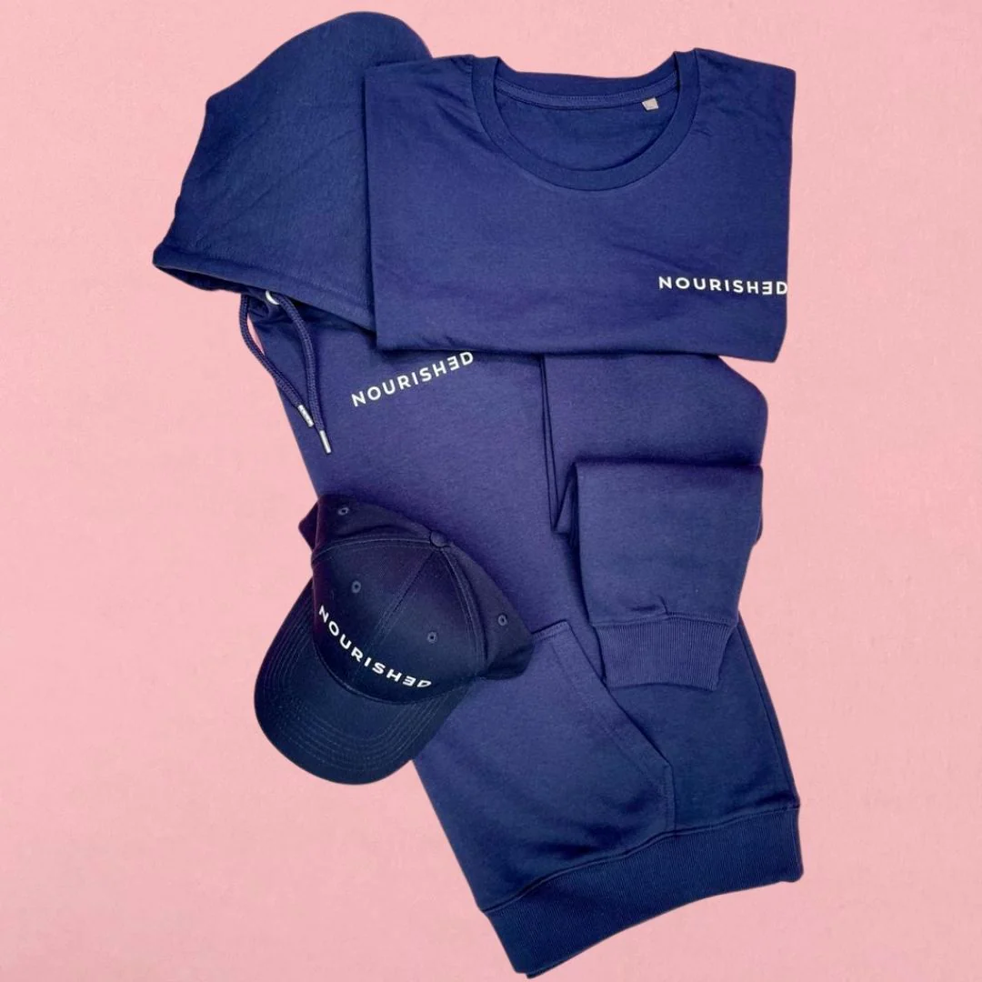 Nourished Navy T-Shirt - Image 6